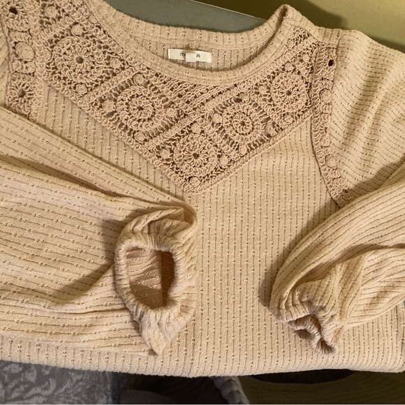Maurice’s ivory color  lightweight sweater size large - Picture 6 of 13